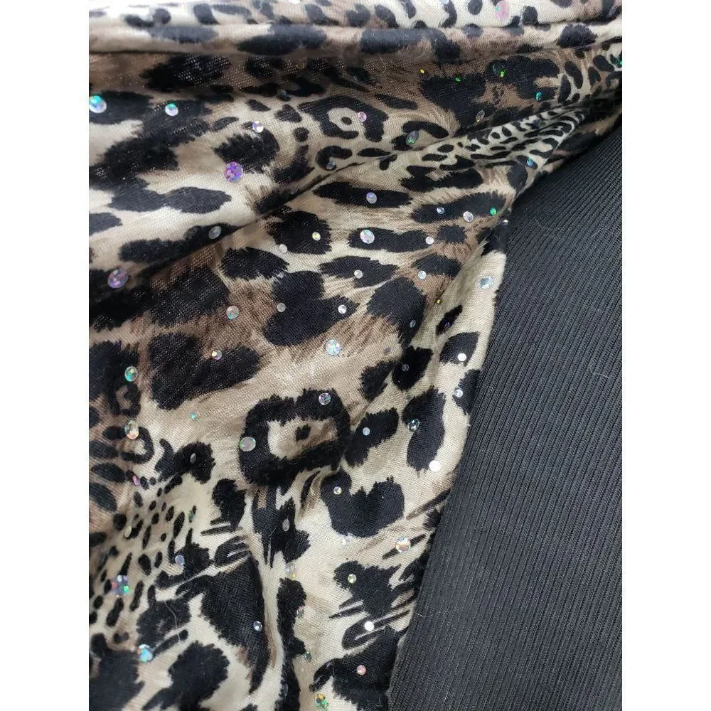Notations Leopard Cheetah Animal Print‎ Women's Infinity Scarf